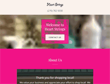 Tablet Screenshot of heartstringsbg.com